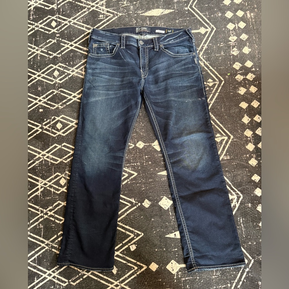 Silver Jeans Men’s Dark Indigo Bootcut Jeans